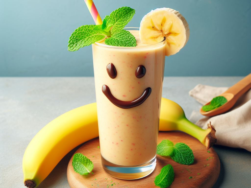 Banana Smoothie For A Sip, Smile, and Shine!