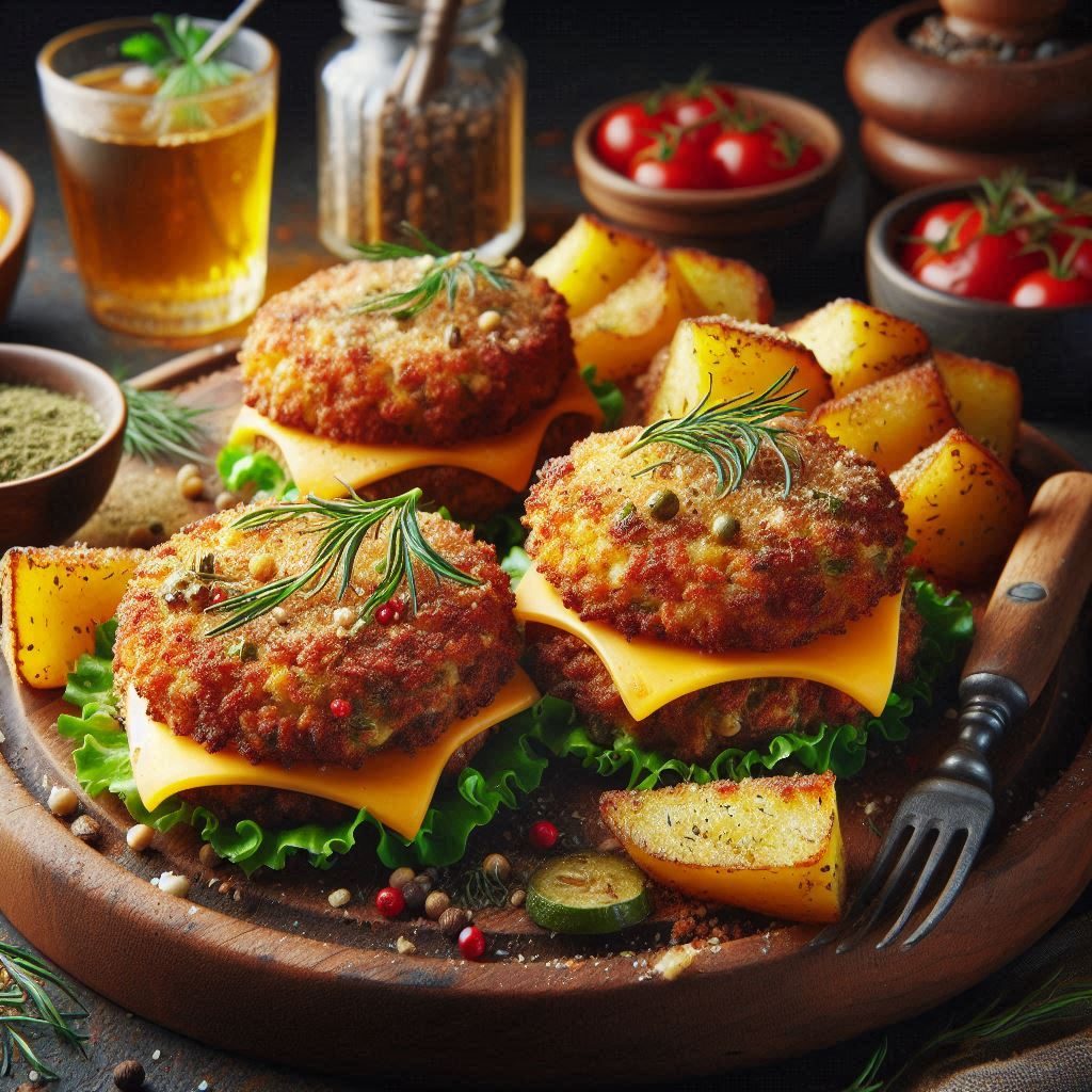 Perfect Crumbed Mince and Potato Patties