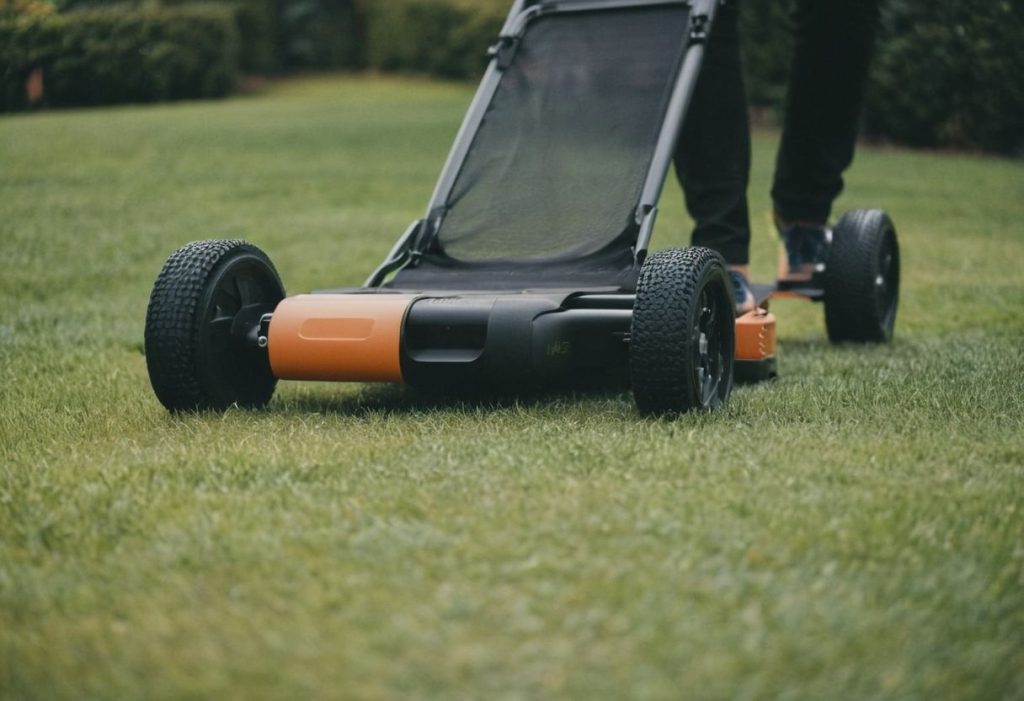 Manual Push Lawnmower Surprisingly Easy