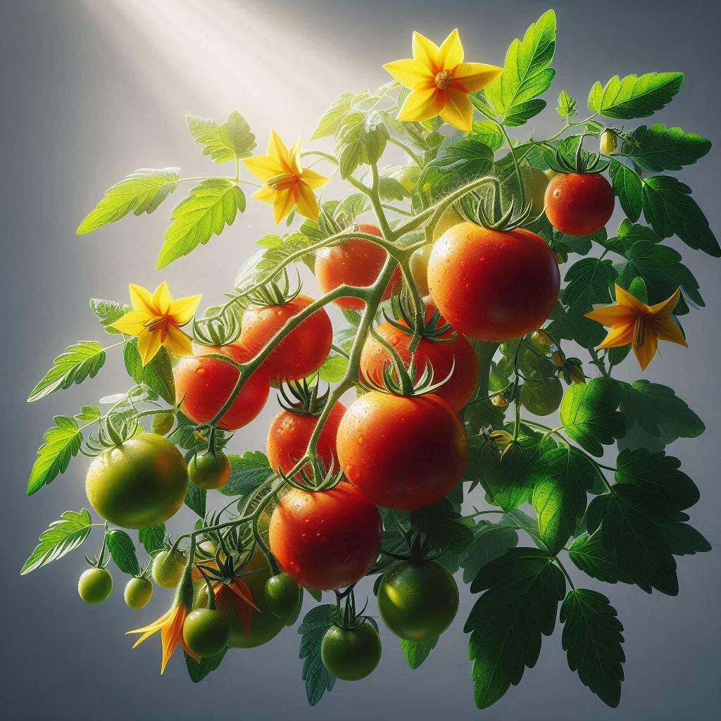 Yummy Tomatoes On Tomato Plants