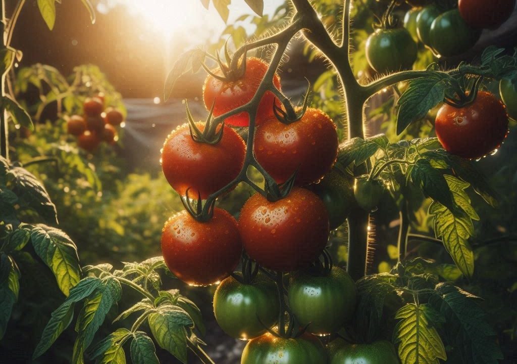 Tomato Plants Growing Strong Tasty Tomatoes