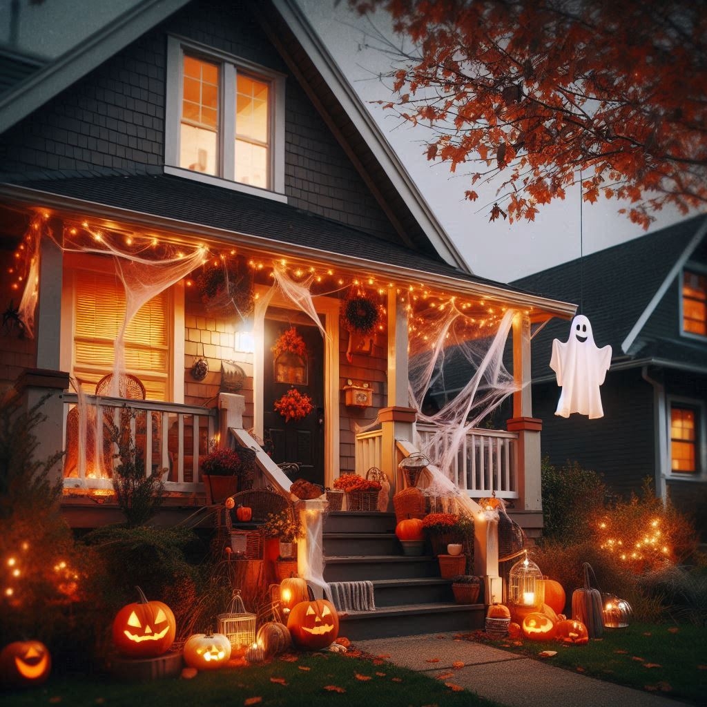 Decorating The House For Halloween