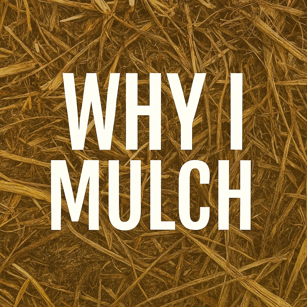 Using Hay And Mulch In My Beautiful Garden Environment