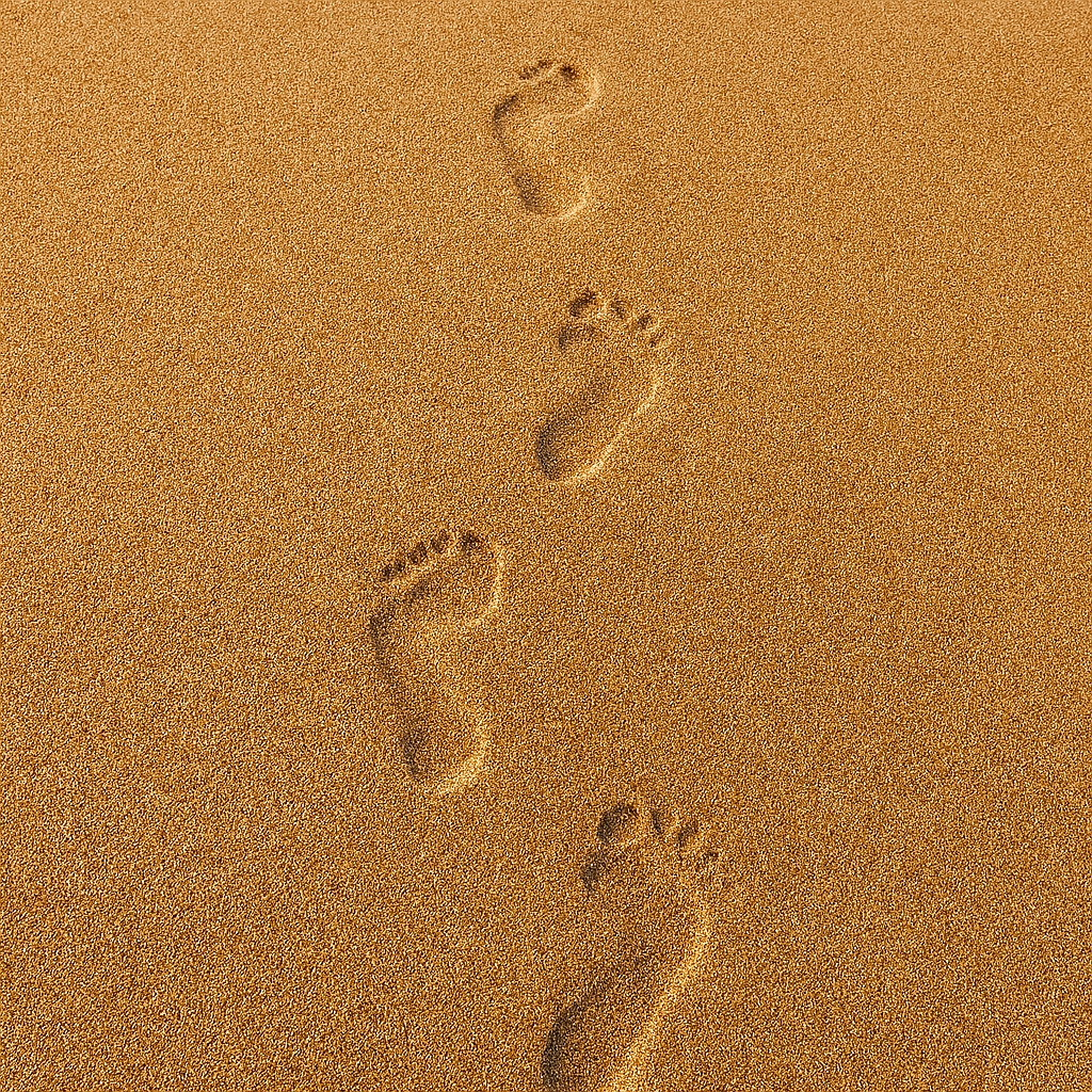 Walking On Sand Timeless Joy Of Calm And Reflection