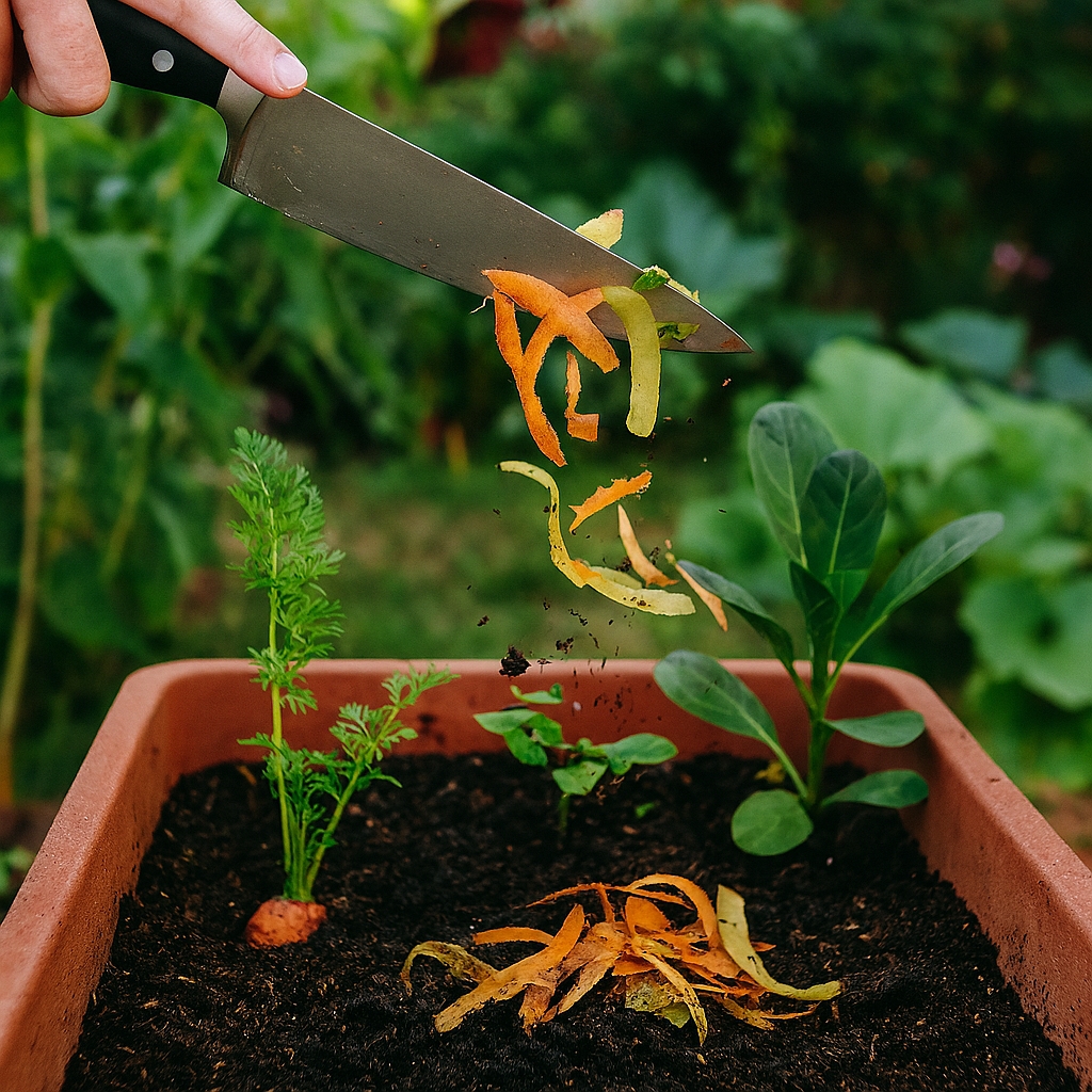 The Powerful Vegetable Skins For My Garden And Worm Farm