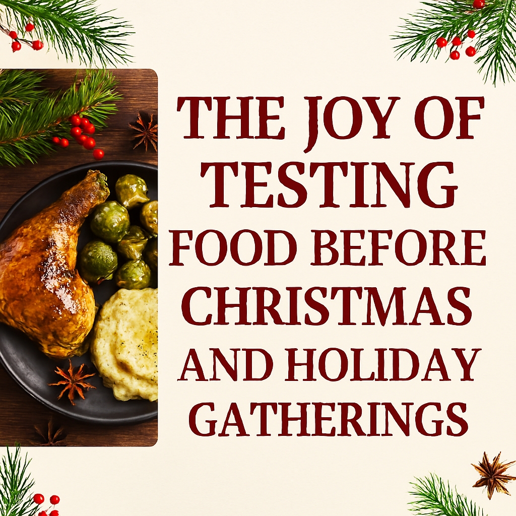 The Yummy Amazing Joy Of Testing Food Before Christmas And Holiday Gatherings